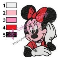 Minnie Mouse Cartoon Embroidery 26